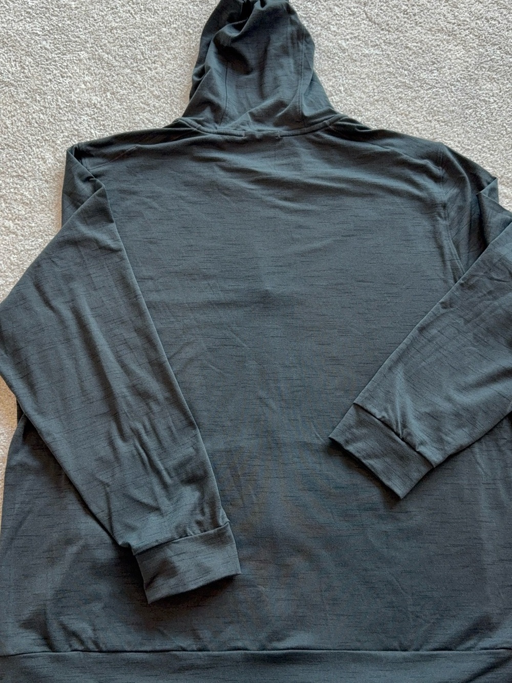 Nike Dri-FIT Full Zip Hooded Athletic Jacket Gray XL - Picture 8 of 9